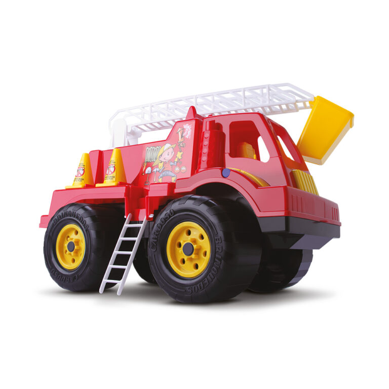 Tandy bombeiro play&drive caminhão de bombeiro roda livre vermelho