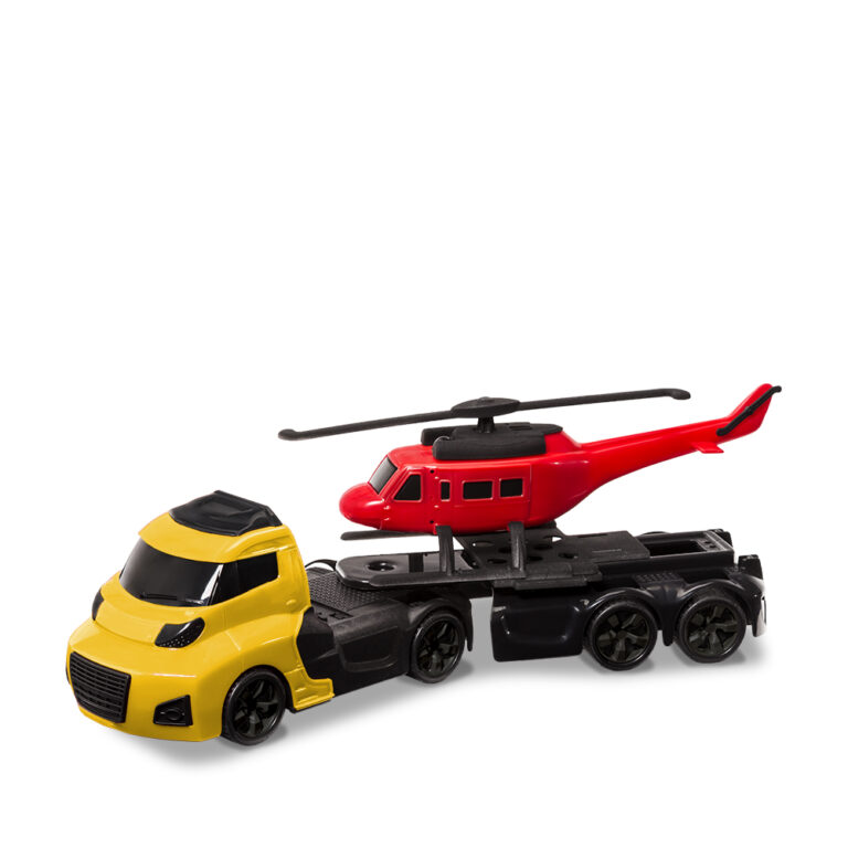 Invictus Sky caminhão com helicóptero infantil roda livre