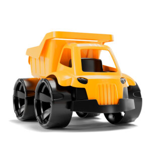 Caminhão air truck caçamba play&drive roda livre amarelo