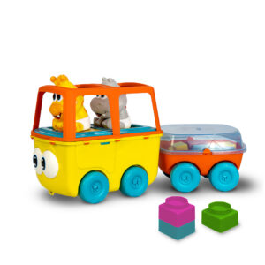 Ônibus Infantil com Carretinha Fofilhotes +18 Meses