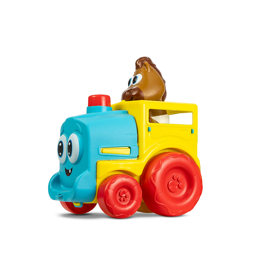 Fofilhotes Tratorzinho +18 meses com animal de vinil