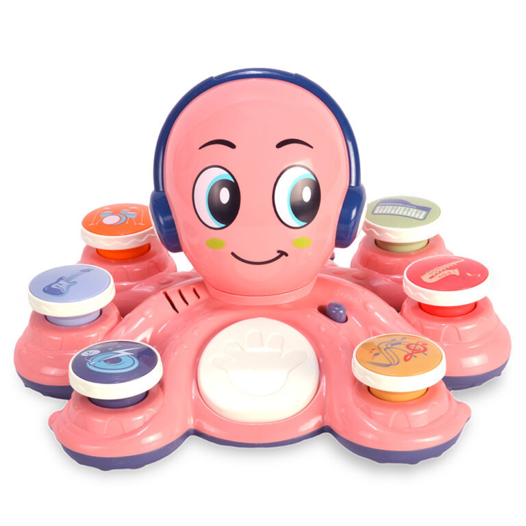 Polvo Musical Rosa com sons e luzes +18 meses