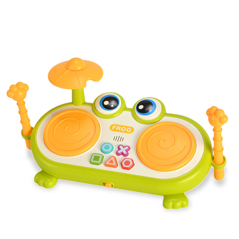 Sapo Musical com baquetas +18 meses