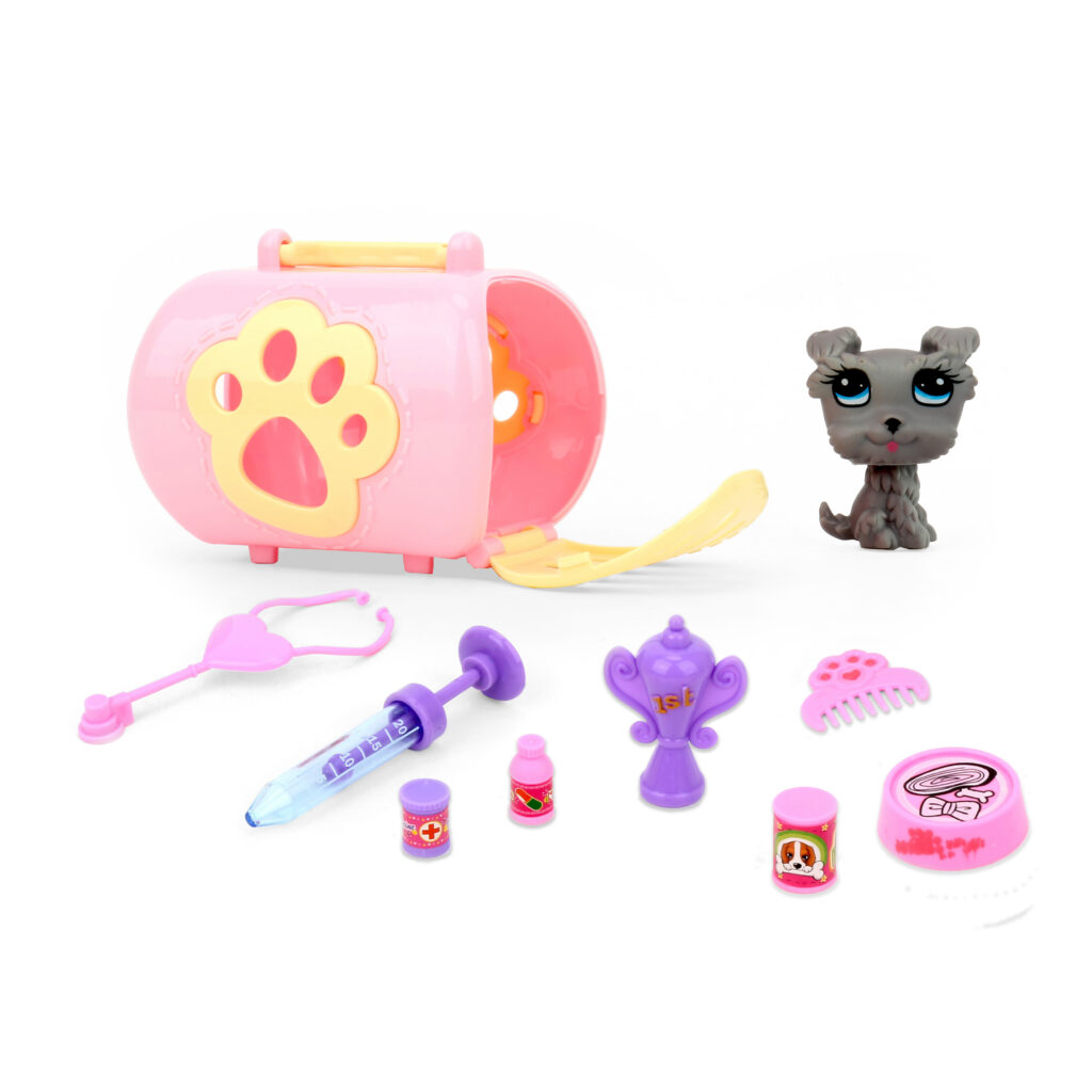 Pet Club Hora do Passeio kit infantil rosa