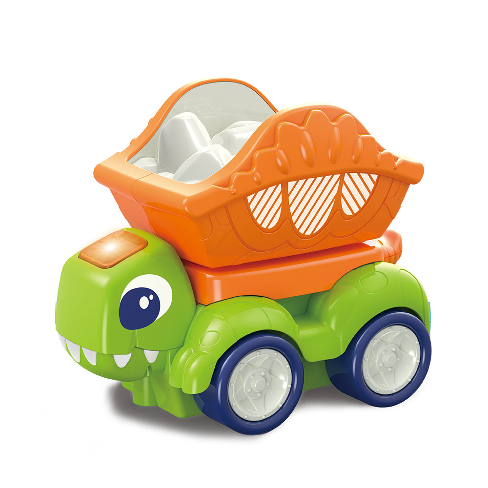 Dino Caçamba Musical com sons e luzes +12 meses