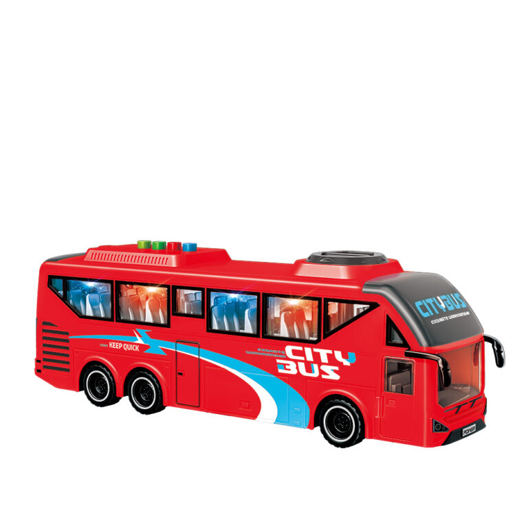 Travel Driver Bus Vermelho ônibus infantil com som e luz