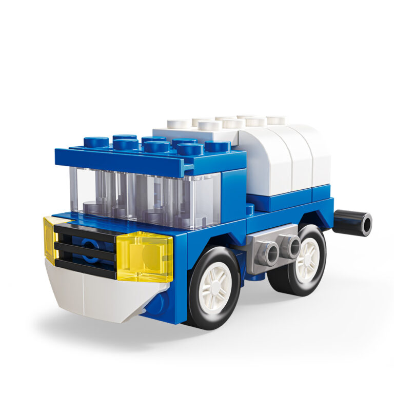 Robô-Blocks Serviço Caminhão Pipa 45 peças com fricção