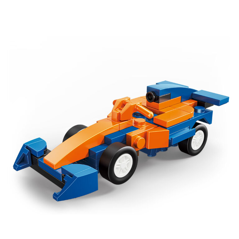 Robô-Blocks Corrida F-Car 53 peças com fricção