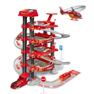 Electronic parking bombeiro play&drive pista eletrônica com elevador