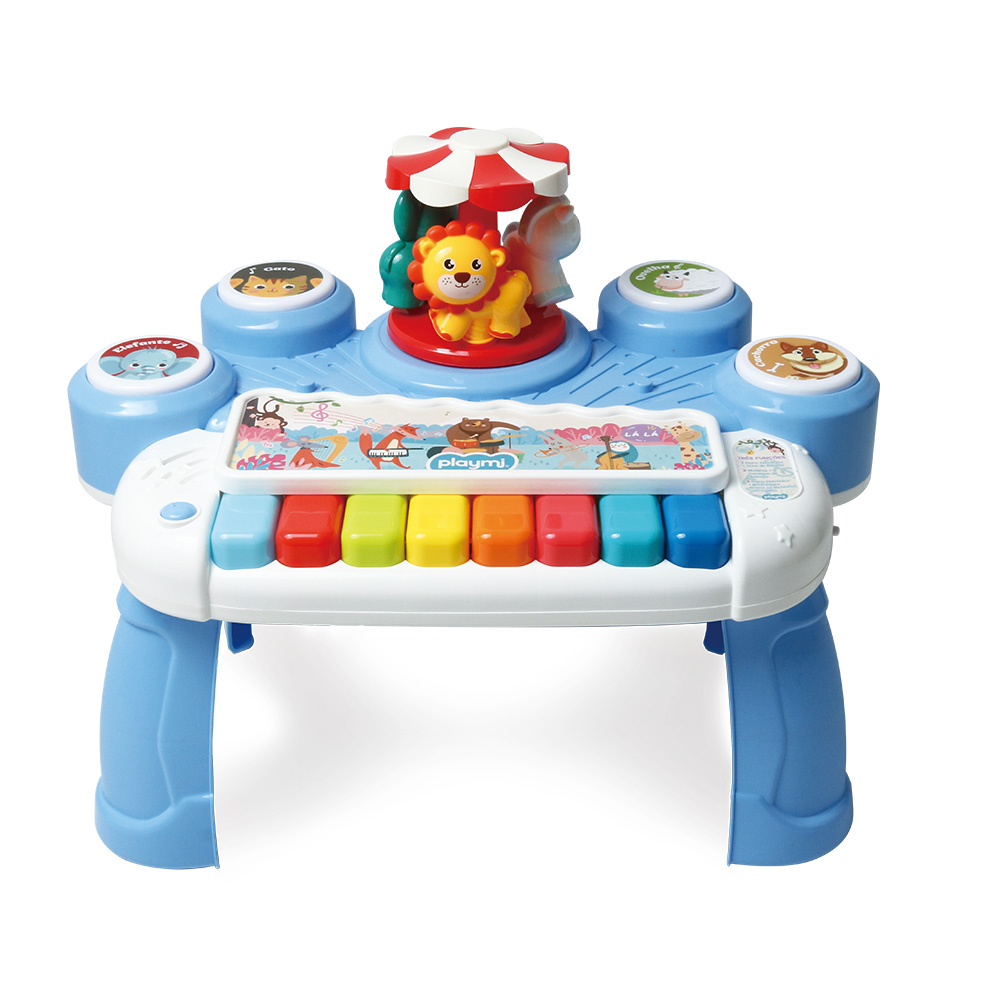 Mesinha Musical Carrossel dos Bichinhos Azul +18 meses