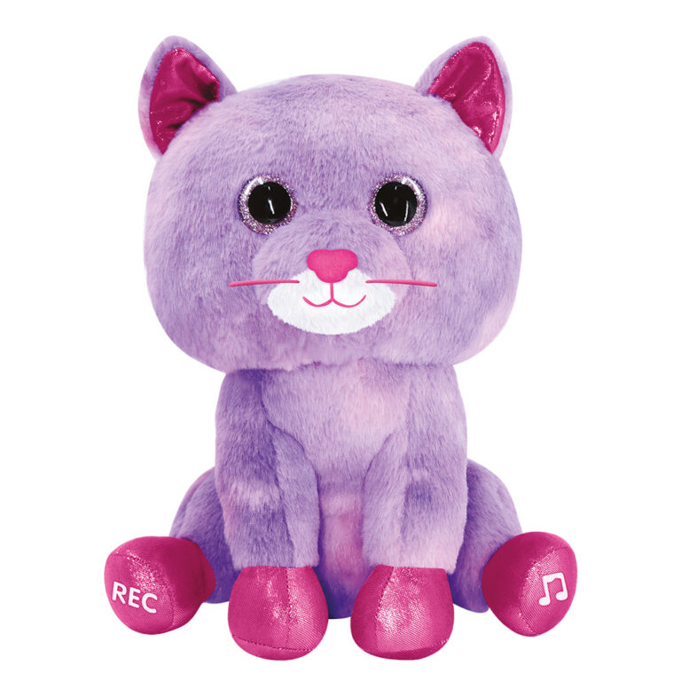 Fofush Falante Gato pelúcia interativa +3 anos