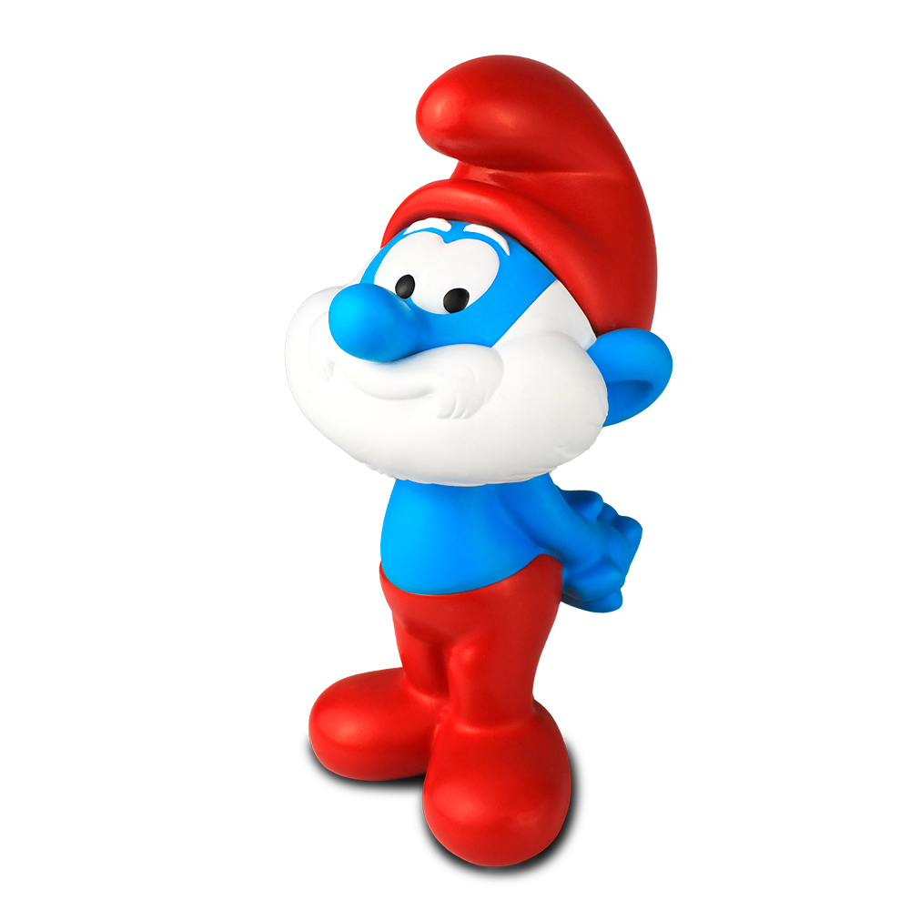 boneco de vinil Papai Smurf Os Smurfs infantil