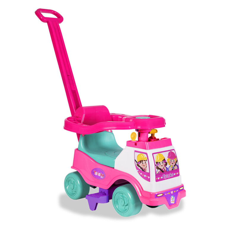 Totoka plus sem eletrônico rosa play&ride montaria