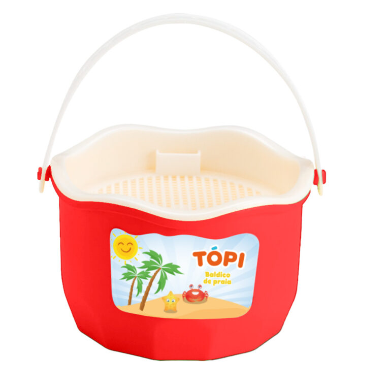 Baldico de Praia com pá e formas