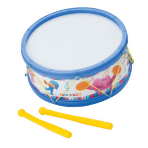Tamborete Pocoyo play&collect instrumento musical infantil azul