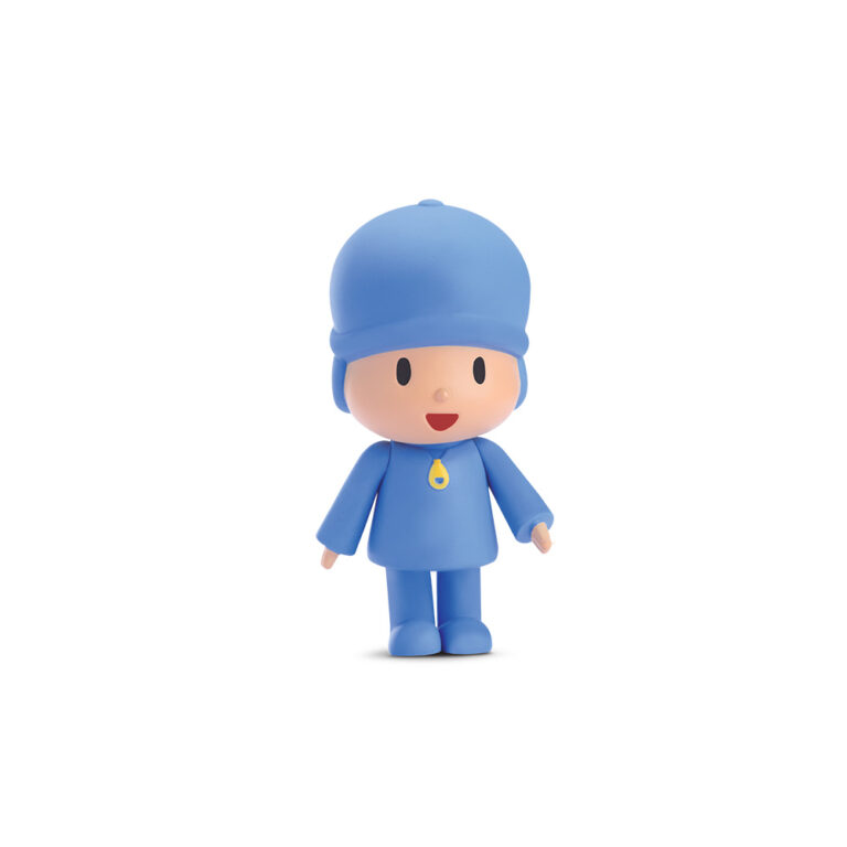 Boneco de vinil Pocoyo play&collect personagem infantil azul