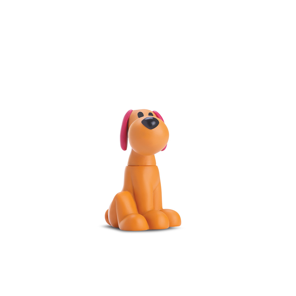 Boneco de vinil Loula play&collect personagem infantil marrom