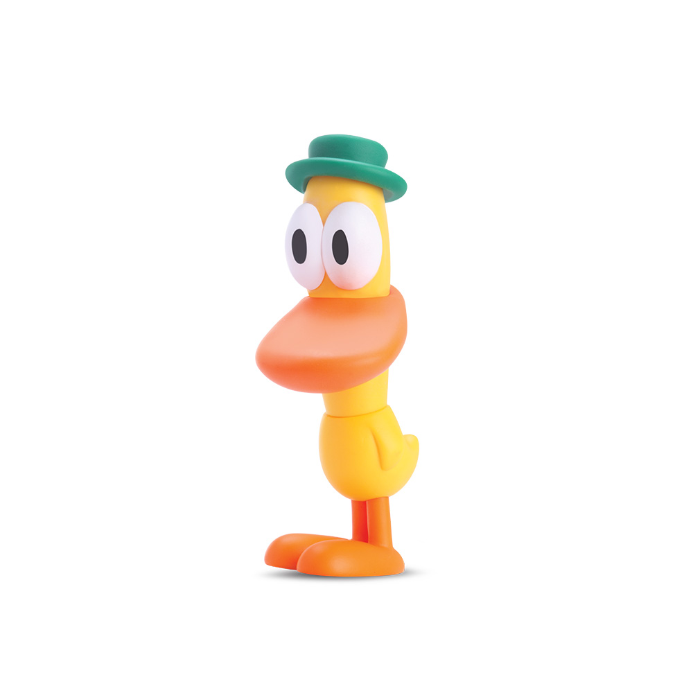 Boneco de vinil Pato play&collect personagem infantil amarelo