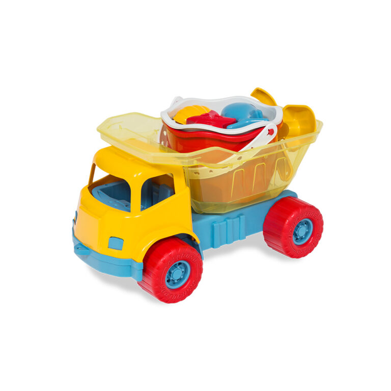 Dino Praia com balde e acessórios