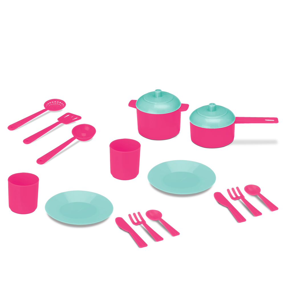 Doce Cozinha Almocinho kit cozinha infantil rosa