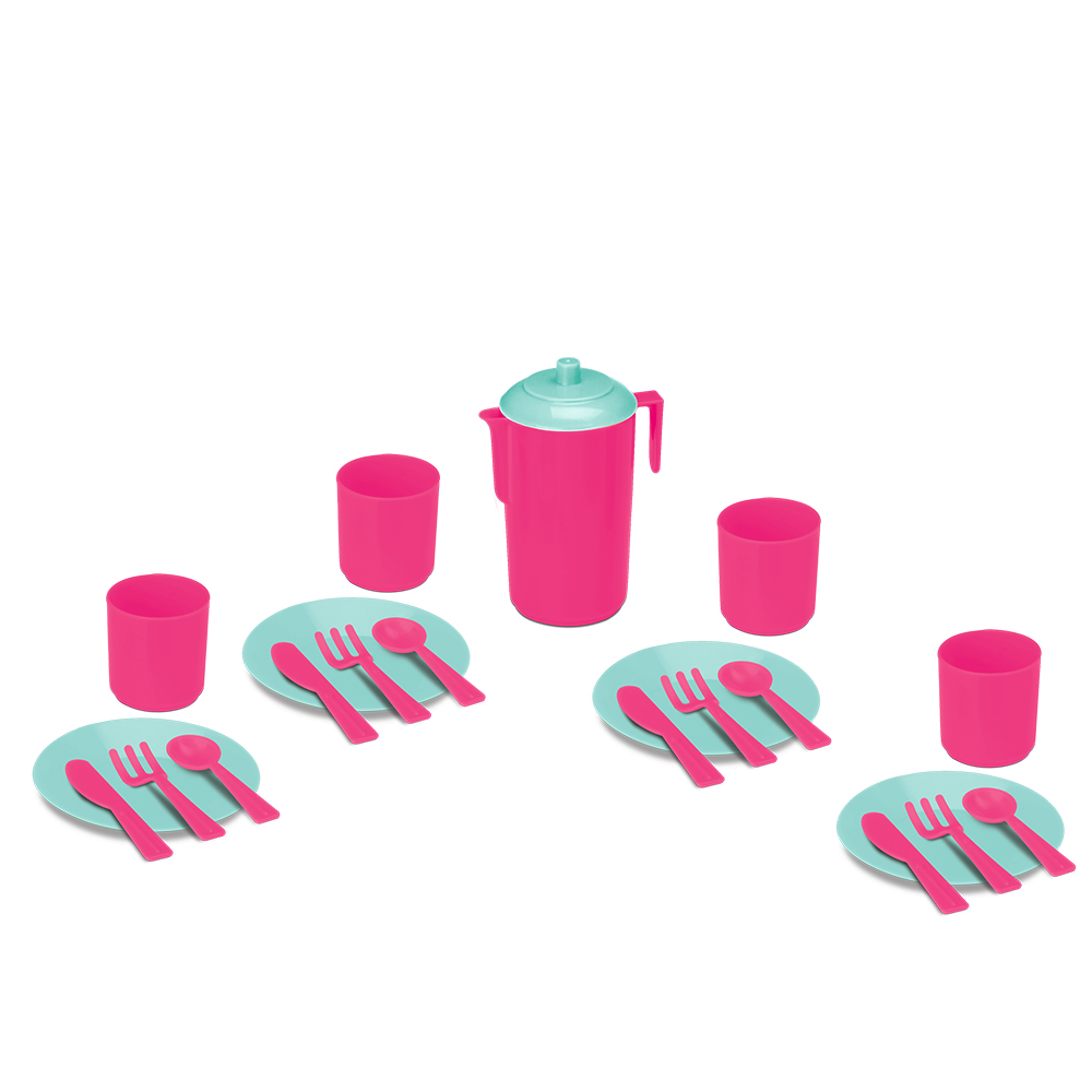 Doce Cozinha Lanchinho kit infantil rosa