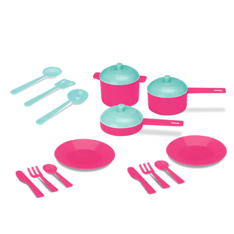 Doce Cozinha Jantinha kit infantil rosa