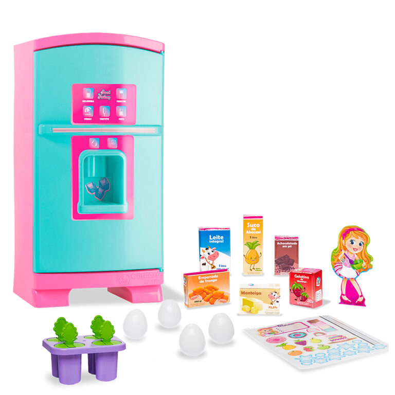 Geladeira sonho de menina play&imagine faz de conta