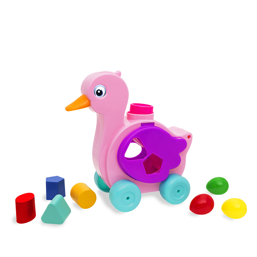 Pata Bota-Ovo brinquedo didático com ovos e formas geométricas