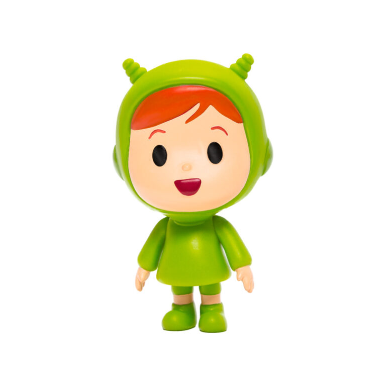 Boneco de vinil Nina play&collect personagem infantil verde