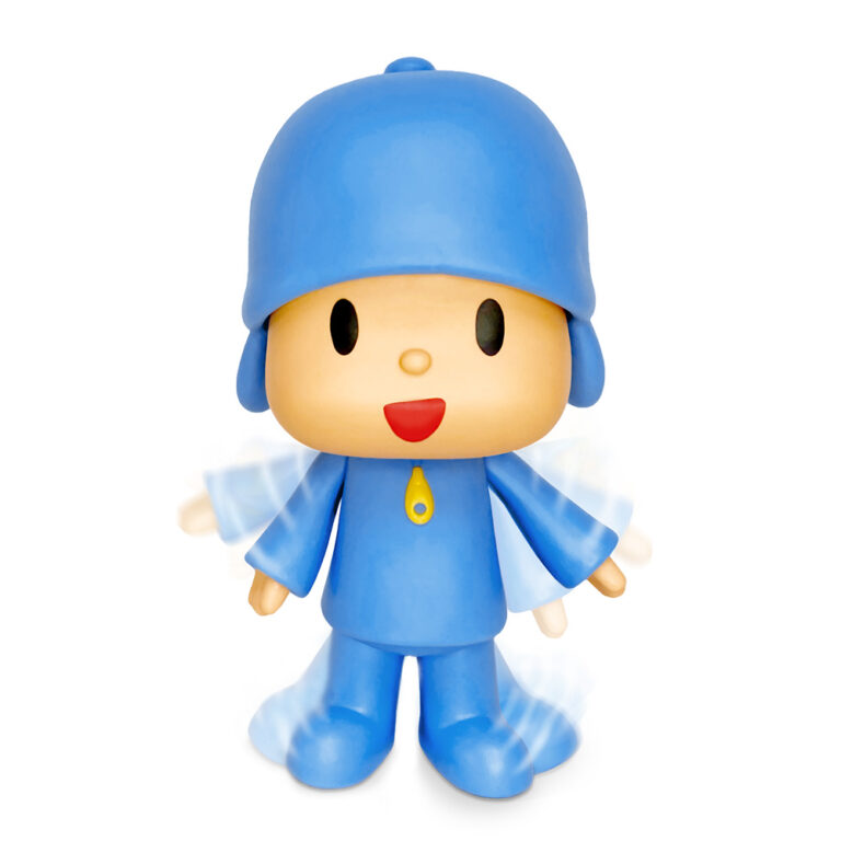 boneco de vinil Pocoyo grande infantil azul Play&Collect