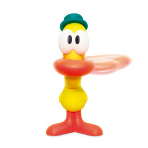 boneco de vinil Pato grande infantil amarelo Play&Collect