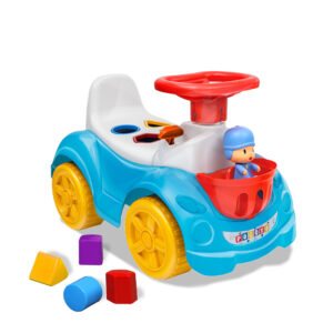 totokinha Pocoyo com boneco infantil azul primeiros passos