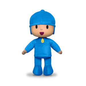 boneco Pocoyo pelúcia e vinil infantil azul