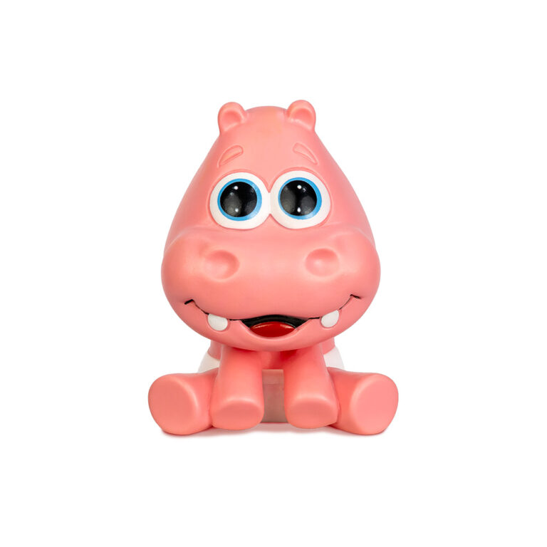 Fofilhotes Hipopótamo Rosa em vinil +18 meses