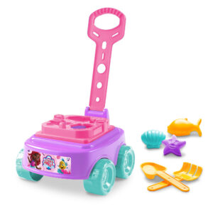 carrinho de puxar Mileva Disney Ariel infantil rosa