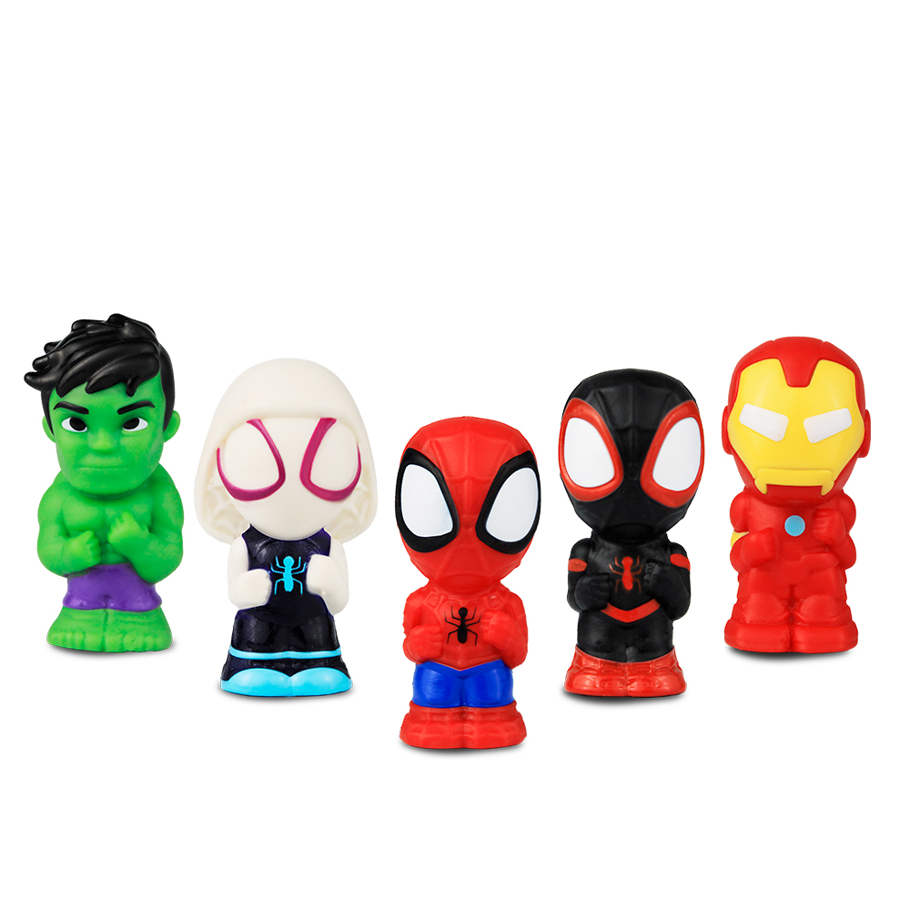 miniaturas Marvel Spidey em vinil infantil