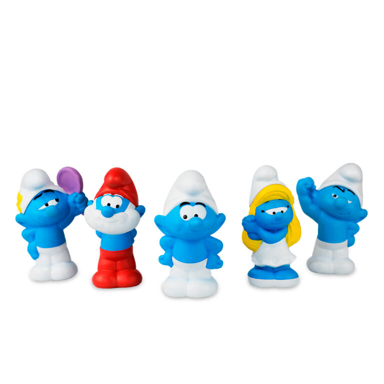 miniaturas Os Smurfs em vinil infantil