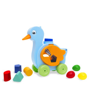 Tópi Pata Bota Ovo pato didático azul