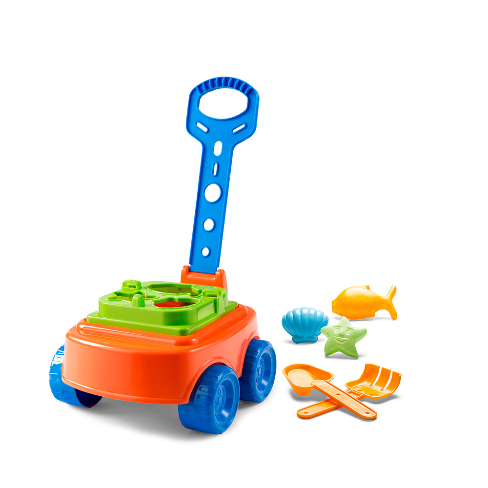 Tópi Mileva carrinho de puxar colorido