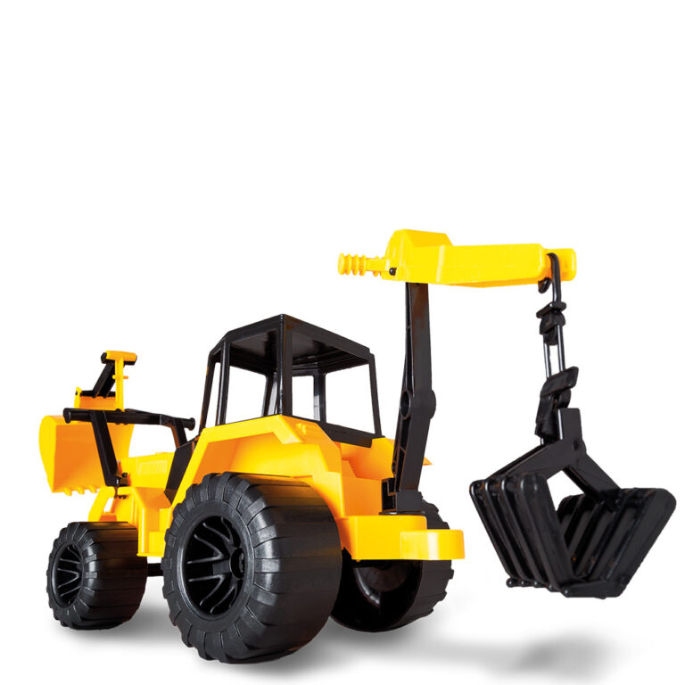 Tópi Trator Agro roda livre amarelo