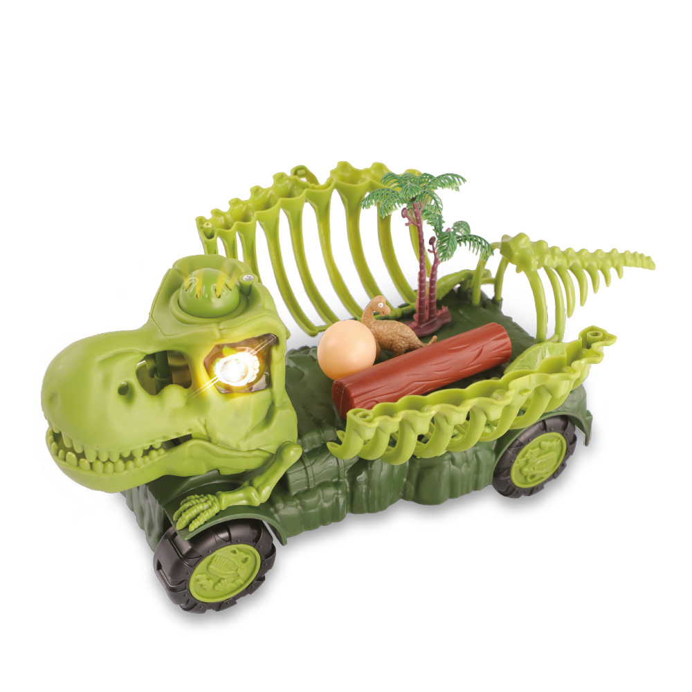 Dinocar com acessórios infantil com som e luz