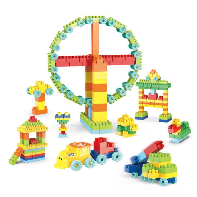 Tópi Blocos de Montar 130 Peças colorido